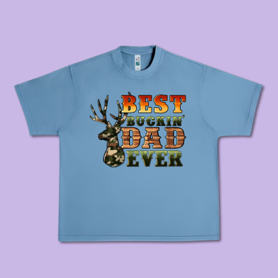 Best Buckin' Dad Ever Urban Heavy Tee Designed By Artiststas