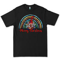 Black merry christmas gnomes   rainbow Premium Tee - BarkalooDesign