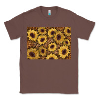 Chestnut sunflower leopard background 3200x2400 Classic Tee - AdoDesignShop