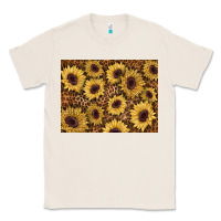 Natural sunflower leopard background 3200x2400 Classic Tee - AdoDesignShop