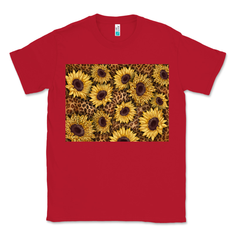 Sunflower Leopard Background 3200x2400 Classic Tee by AdoDesignShop | Teevron