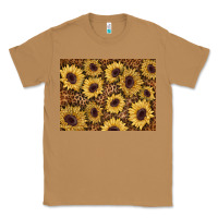 Toasted Coconut sunflower leopard background 3200x2400 Classic Tee - AdoDesignShop
