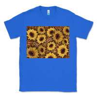 True Royal sunflower leopard background 3200x2400 Classic Tee - AdoDesignShop