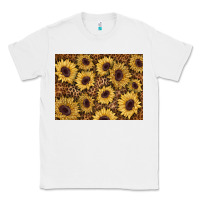 White sunflower leopard background 3200x2400 Classic Tee - AdoDesignShop