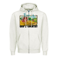 This Is God's Country Zipper Hoodie | Teevron
