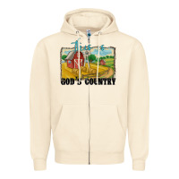 Sandshell this is god's country Zipper Hoodie - MaliasSmallBusiness