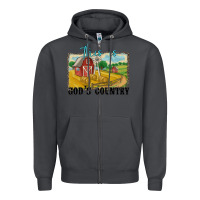 Smoke this is god's country Zipper Hoodie - MaliasSmallBusiness