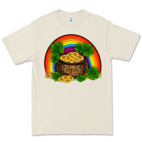 Bone st patricks shamrock gold leopard rainbow Premium Tee - RanaPortraitStore