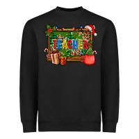 Black christmas teacher and coffe cup with board Heavyweight Sweatshirt - AdoDesignShop