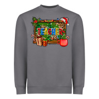 Storm christmas teacher and coffe cup with board Heavyweight Sweatshirt - AdoDesignShop