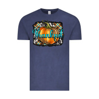 Vintage Denim Thankful Pumpkin Vintage Tee - Artiststas