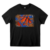 Black basketball background Heavy Core Tee - texasbilliewilder