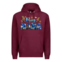 Burgundy boy mama Premium Hoodie - JahusDesignShop