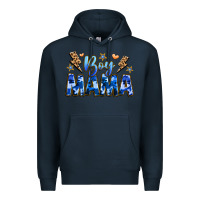 Navy boy mama Premium Hoodie - JahusDesignShop