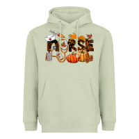Matcha Fall Nurse Heavyweight Hoodie - LillyAllenDesigns
