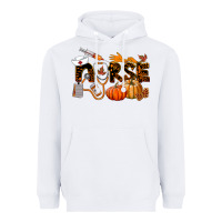 White Fall Nurse Heavyweight Hoodie - LillyAllenDesigns