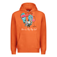 Carrot Wine Flip Flops Girl Premium Hoodie - Bettercallsaul