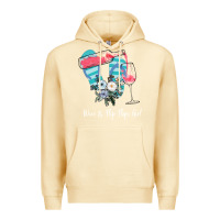 Pina Colada Wine Flip Flops Girl Premium Hoodie - Bettercallsaul