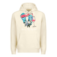 Sandshell Wine Flip Flops Girl Premium Hoodie - Bettercallsaul