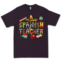 Plum spanish teacher Premium Tee - texasbilliewilder