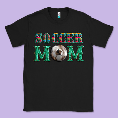 Soccer Mom With Leopard Ball And Serape Leopard Classic Tee Designed By Artiststas