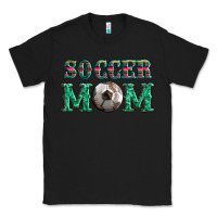 Black soccer mom with leopard ball and serape leopard Classic Tee - Artiststas