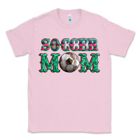 Bubblegum Pink soccer mom with leopard ball and serape leopard Classic Tee - Artiststas