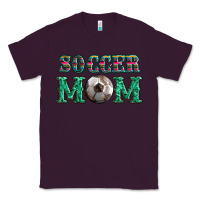 Plum soccer mom with leopard ball and serape leopard Classic Tee - Artiststas