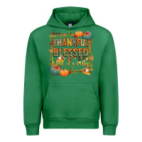 Emerald thankful blessed and kind of a mess Urban Hoodie - CowGirlArtShop