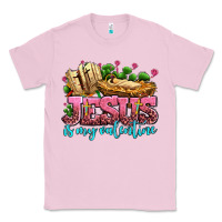 Bubblegum Pink jesus is my valentine Classic Tee - AdoDesignShop