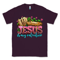 Plum jesus is my valentine Classic Tee - AdoDesignShop