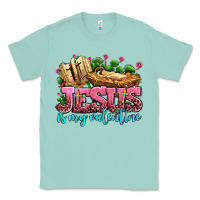 Seafoam jesus is my valentine Classic Tee - AdoDesignShop