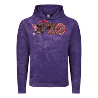 Cloud Purple xoxo calf and gemstone Vintage Hoodie - RanaPortraitStore