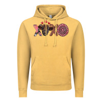 Vintage Mustard xoxo calf and gemstone Vintage Hoodie - RanaPortraitStore