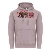 Vintage Zinc xoxo calf and gemstone Vintage Hoodie - RanaPortraitStore