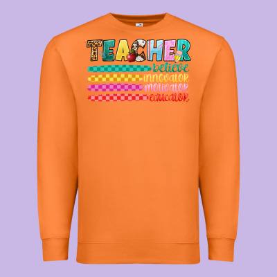 Teacher Believe Premium Sweatshirt Designed By Artiststas