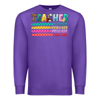Purple teacher believe Premium Sweatshirt - Artiststas