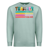 Seafoam teacher believe Premium Sweatshirt - Artiststas