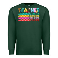 Sports Green teacher believe Premium Sweatshirt - Artiststas