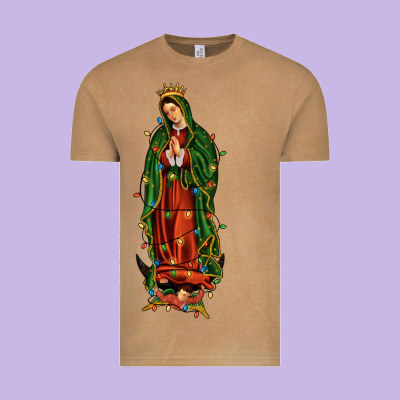 Christmas Our Lady Of Guadalupe Vintage Tee Designed By Jahusdesignshop