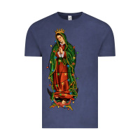 Vintage Denim christmas our lady of guadalupe Vintage Tee - JahusDesignShop