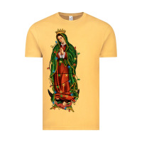 Vintage Mustard christmas our lady of guadalupe Vintage Tee - JahusDesignShop