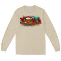 Mushroom christmas nana highland cow Long Sleeve Tee - BarkalooDesign