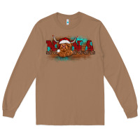 Christmas Nana Highland Cow Long Sleeve Tee | Teevron