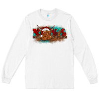 White christmas nana highland cow Long Sleeve Tee - BarkalooDesign
