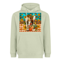 Matcha Western Fall Heifer Heavyweight Hoodie - LillyAllenDesigns