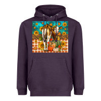 Plum Western Fall Heifer Heavyweight Hoodie - LillyAllenDesigns
