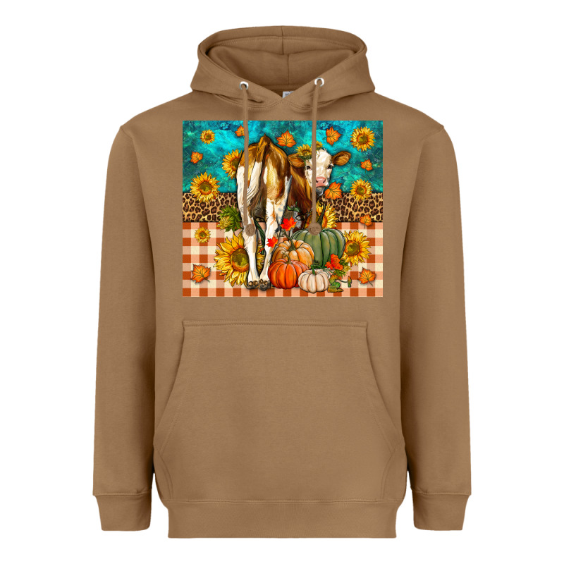 Western Fall Heifer Heavyweight Hoodie by LillyAllenDesigns | Teevron