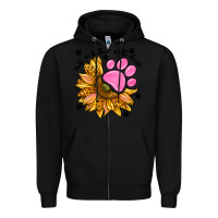 Black life is better with dogs Zipper Hoodie - NancyCooperArtShop