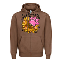 Chestnut life is better with dogs Zipper Hoodie - NancyCooperArtShop